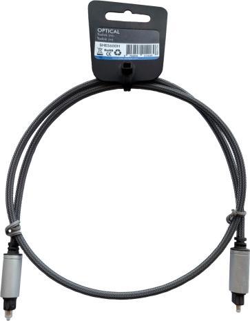 Actual product image Sinox Optisk kabel. 0,75m. Sort