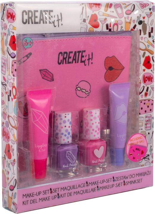 Actual product image Canenco Create It! beauty make-up set in case