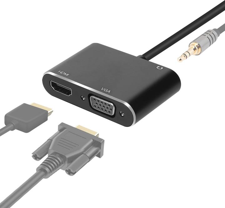 Produktbild Avizar USB / HDMI + VGA + 3.5mm Klinkenanschluss (15 cm)