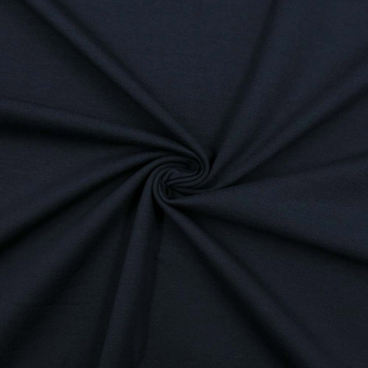 Immagine prodotto Stoffrestposten Jersey di cotone - Nero blu - Quantità minima di vendita: 1 metro