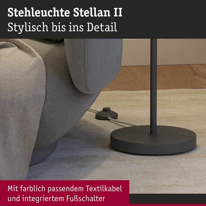 Actual product image Paulmann Stellan II 80105 Stehlampe E27 Grau (E27)