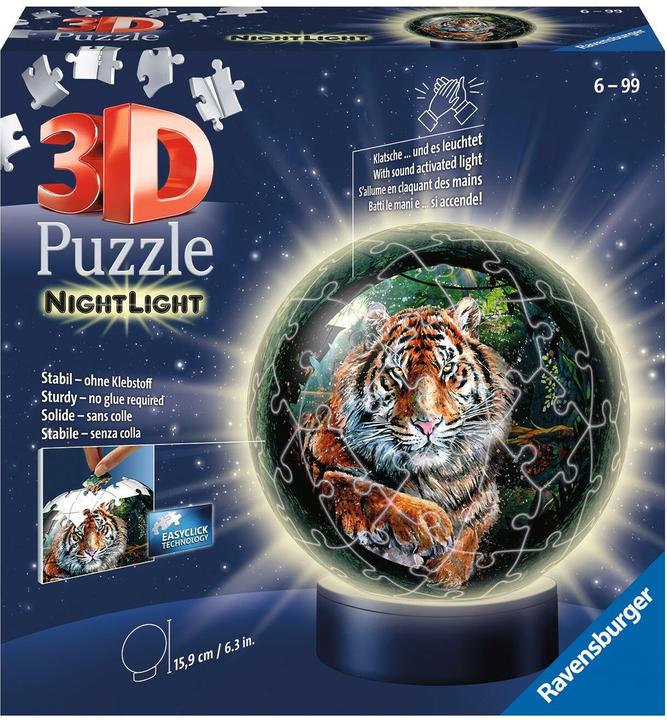 Ravensburger Nachtlampje roofkatten (72 onderdelen)