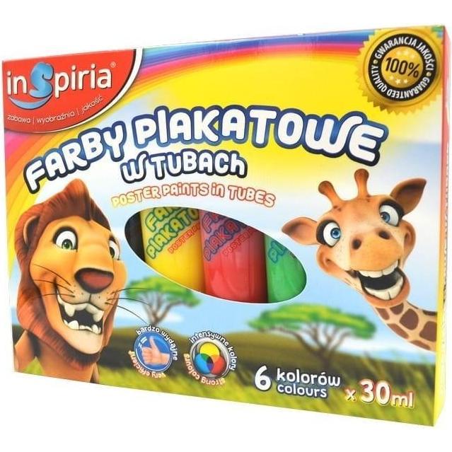 Schemat Posterfarben in Tuben, 6 Farben, 30 ml (30 ml) (57427405)