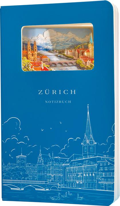 Actual product image Notizbuch 3D (110 x 180 mm, Lined, Plain, Hardcover)