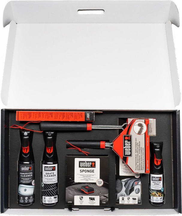Immagine prodotto Weber Set di pulizia griglie a gas in acciaio inox (59.50 cm)