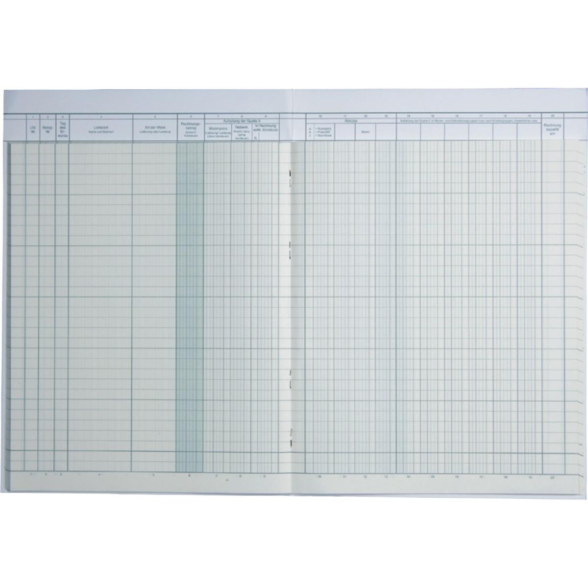 Thumbnail - König & Ebhardt, Formular, K™NIG & EBHARDT Waren- und Rechnungseingangsbuch, DIN A4 (40 x)