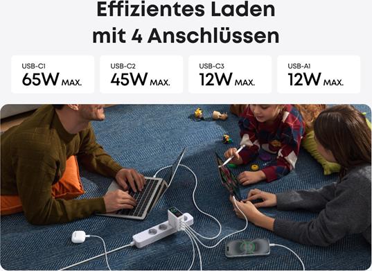 Produktbild Anker Charger (140 W, 4 Ports)