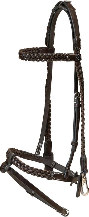 Actual product image Dy'on Equestrian braided training bridle