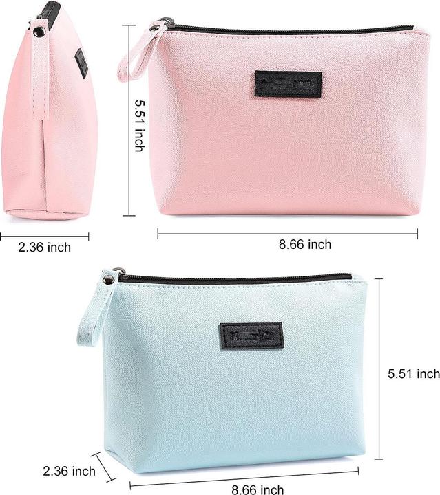 Produktbild Only-Bags.Store Kleine Schminktasche 2 Stück Reisekosmetiktasche Tragbare kleine Schminktasche Wasserdicht