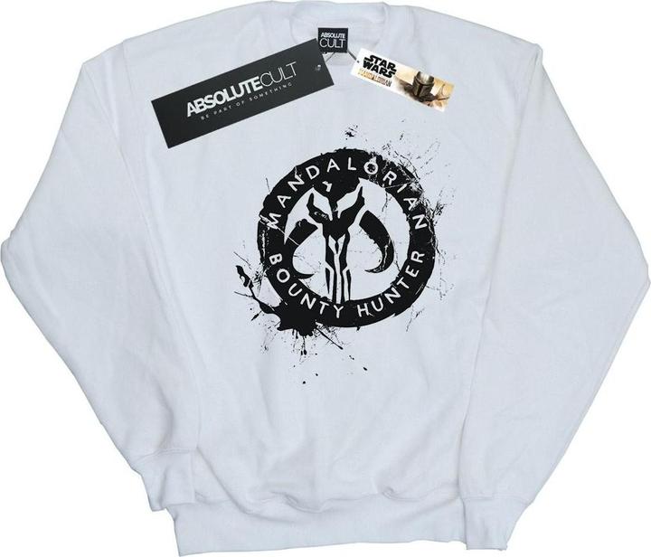 Immagine prodotto Star Wars The Mandalorian Bounty Hunter Splatter Skull Felpa Ragazzi (104)