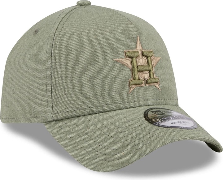 Actual product image New Era A-Frame Trucker Canvas Cap - Houston Astros olive (One size)