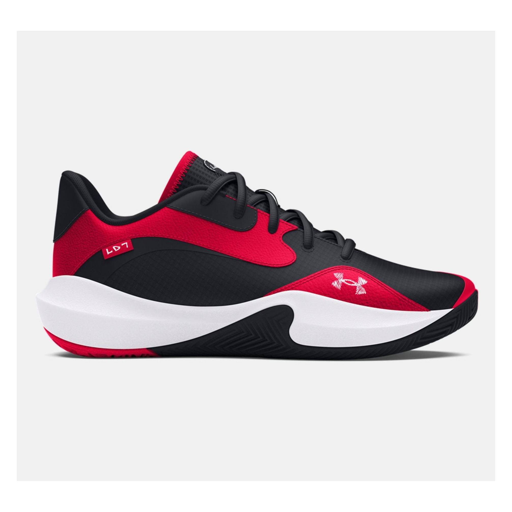 Under Armour, Herren, Hallenschuhe, Ua Lockdown 7 Low (45), Rot