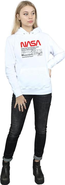 Actual product image Nasa Womens/Ladies Space Shuttle Hoodie (S)