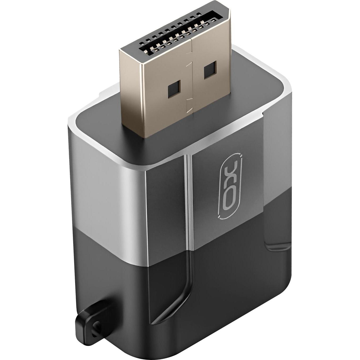 Thumbnail - xO Adapter GB016 Displayport - VGA grau (VGA, 4.48 cm), Data + Video Adapter, Grau