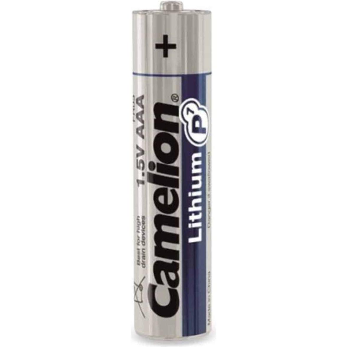 Thumbnail - Camelion 19000203 - Batterien Lithium P7 AAA / FR03, 2 Stück, Kapazität 1100 mAh, leistungsstarke Ei (2 Stk., AAA, 1050 ...