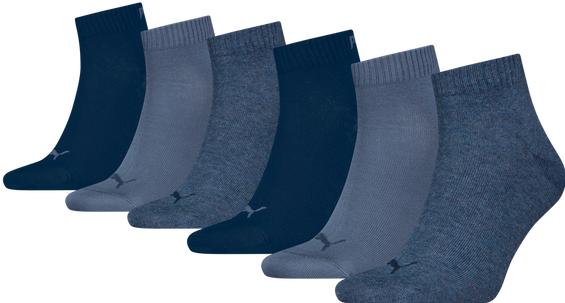 Actual product image Puma Socken Sportlich Stretch Quarter Plain ECOM 6P (pack of 6, 47 - 49)
