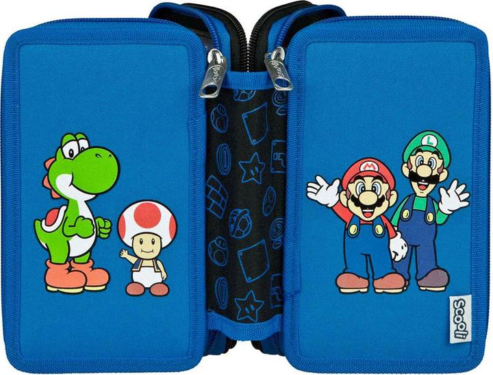 Image du produit Undercover Gefülltes Federmäppchen Super Mario 3-Fächer