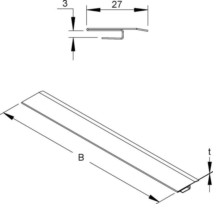 Actual product image Niedax Cover bumper (2.50 cm)