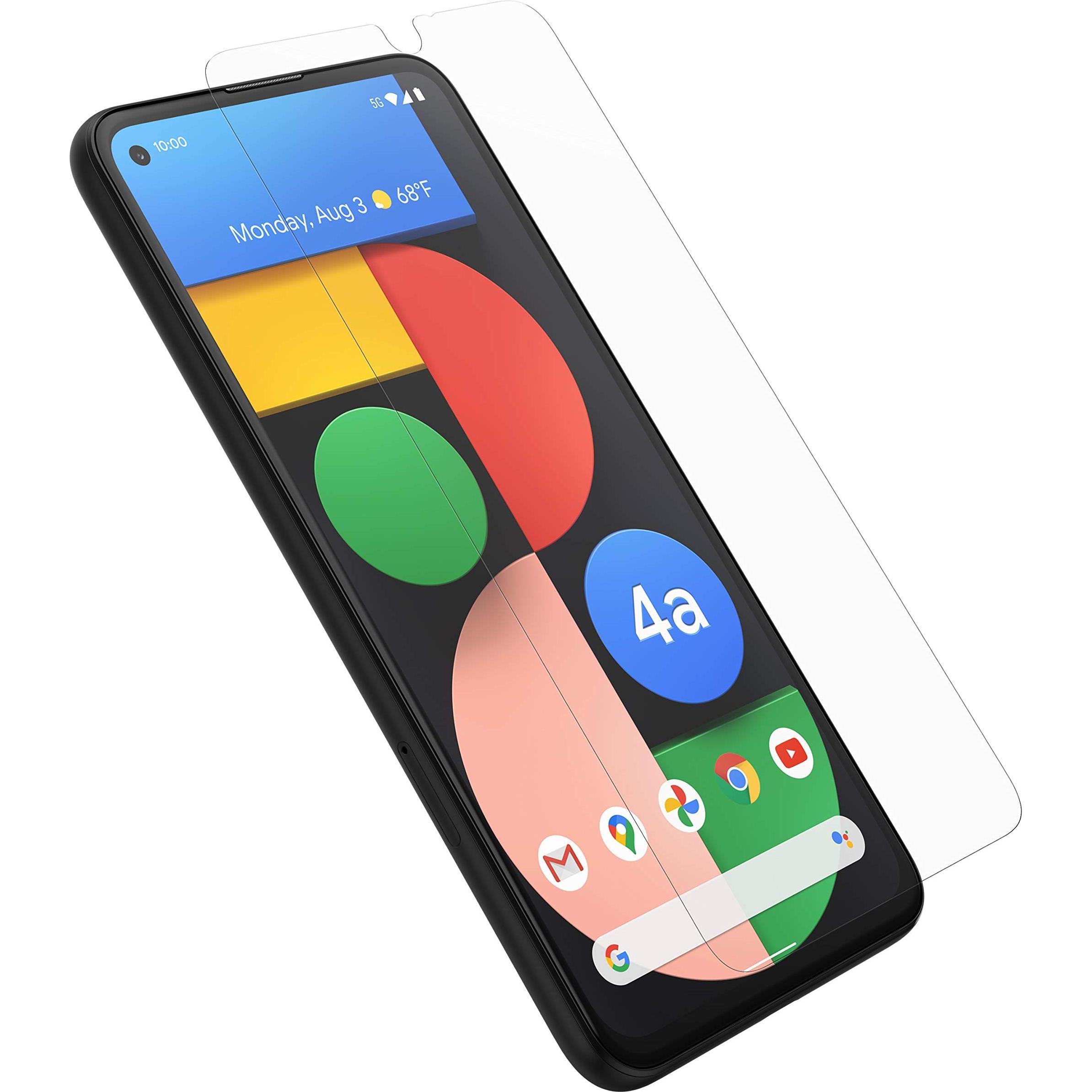 OtterBox Alpha Glass (1 Stück, Google Pixel 4a 5G), Smartphone Schutzfolie, Transparent