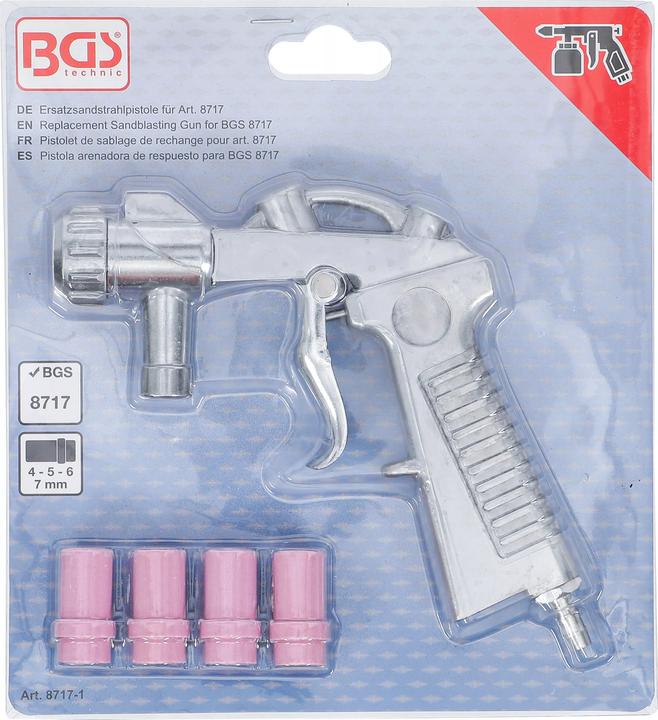 Actual product image BGS Replacement Sandblasting Gun for 8717