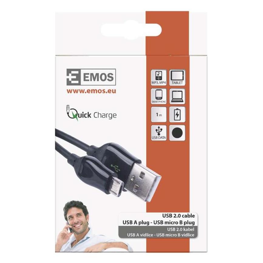 Cavo USB-C a USB-C 2.0 1m bianco – Ricarica dati | EMOS SM7027W