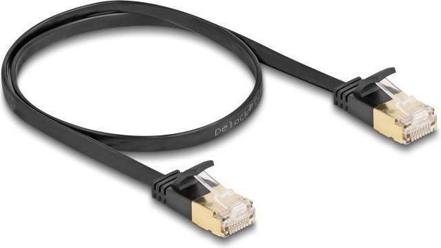 Actual product image Delock RJ45 network cable Cat.6A plug to plug with robu (U/FTP, CAT7, 0.50 m)
