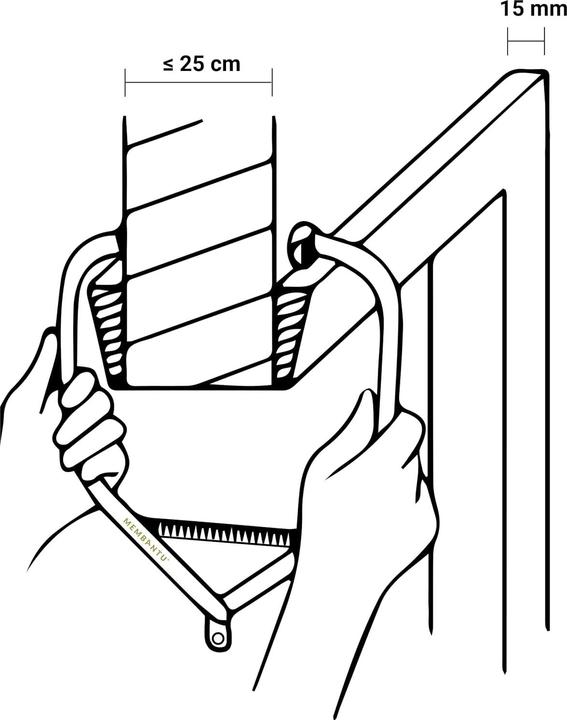 Image du produit Membantu Agrafe pour cadre de porte