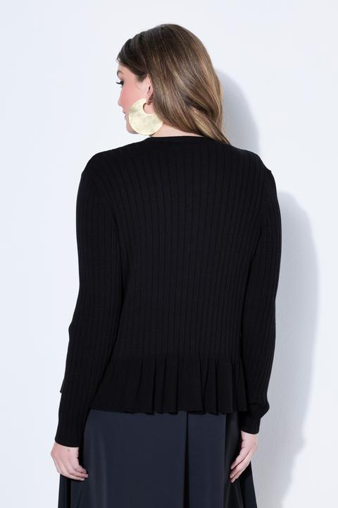 Produktbild Miamoda Strickjacke, körpernahe Passform, Volants (58, 60)