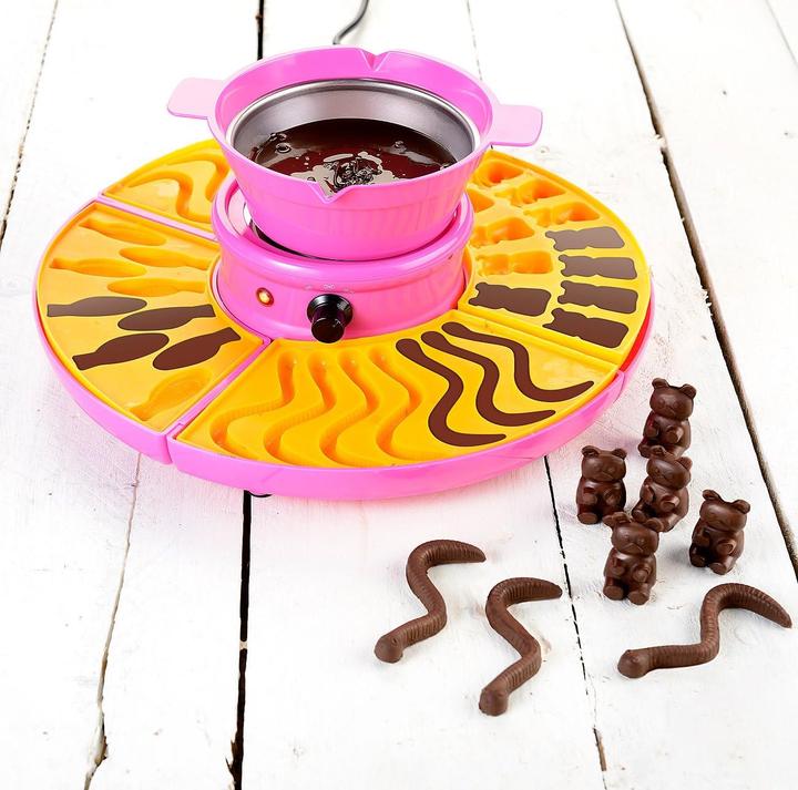 Produktbild Rosenstein & Söhne Gummibärchen- und Schokokonfekt-Maschine Set