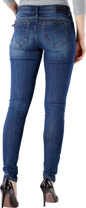 Immagine prodotto G-Star Midge Zip Mid Skinny Jeans scuro invecchiato (W25/L34)