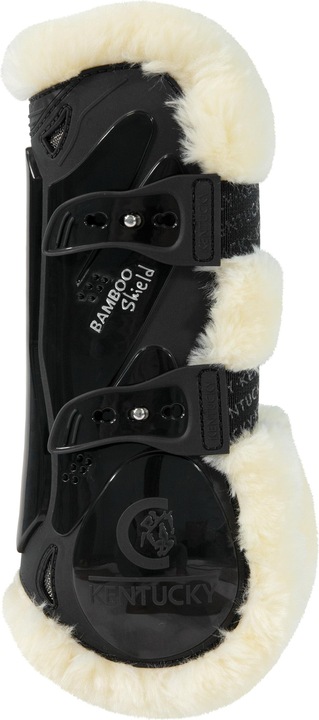 Actual product image Kentucky Horsewear Gaiters Vegan Lambskin Bamboo Elastic