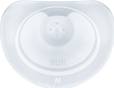 Actual product image NUK Breast caps to protect sensitive nipples, size M, 2 pieces, incl. protective box (One size)