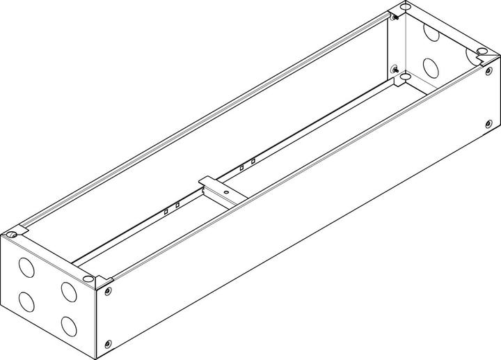 Produktbild ABN UT520 Standsockel RAL7022 B/H/T 1340/200/340mm