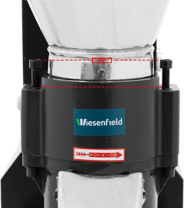 Produktbild Wiesenfield Pelletpresse Futter 60 - 100 kg/h Futterpresse Holz 40 - 60 kg/h Pelletmaschine