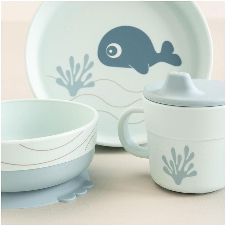 Actual product image Done by Deer Tableware set Foodie Wally Blue