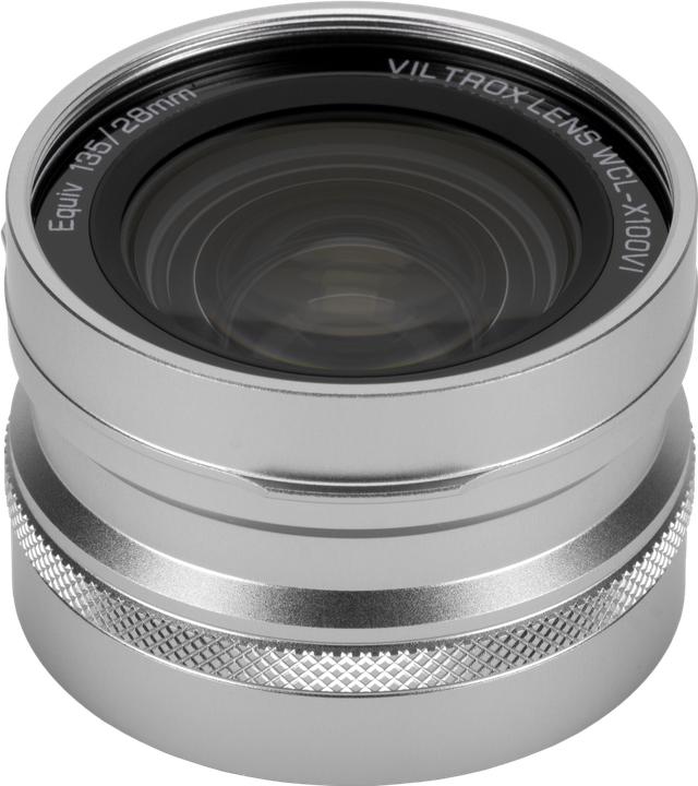Actual product image Viltrox WCL X100VI Wide angle Conversion Lens for Fuji X100VI Silver (Wide-angle converter)
