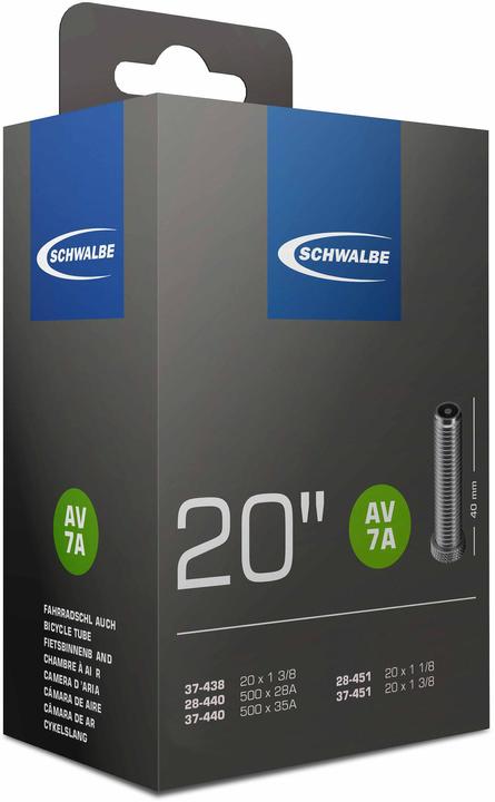 Actual product image Schwalbe AV 7A (Schrader (AV), 20", 40 mm)