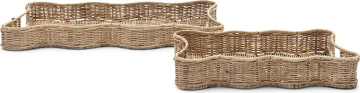 Produktbild Rivièra Maison Rustic Rattan Benoa Tray Set Of 2 pieces