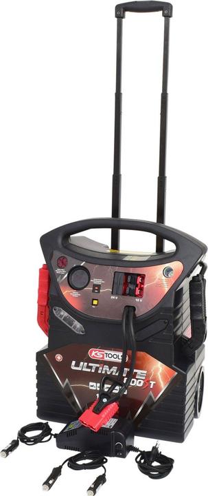 Produktbild KS Tools 12 V + 24 V Batterie-Booster, mobiles Starthilfegerät 2340 A (6200 A, 25000 mAh)