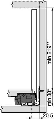 Immagine prodotto Blum Kit di spondine LEGRABOX pure F