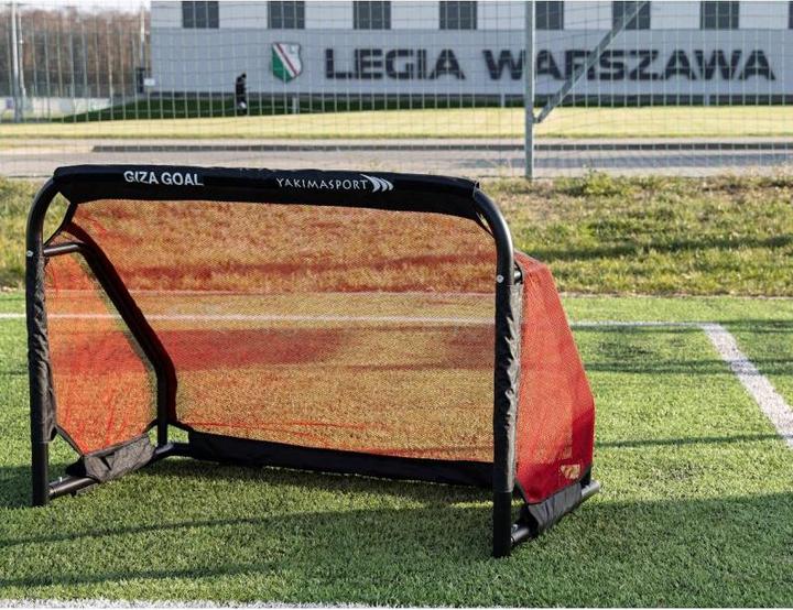 Yakimasport Siatka do bramki GIZA 1,2m x 0,8m | 120x80cm- różne kolory Czerwony