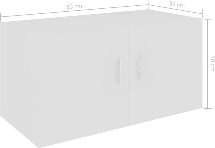 Produktbild vidaXL Wandregal (80 x 39 x 40 cm)