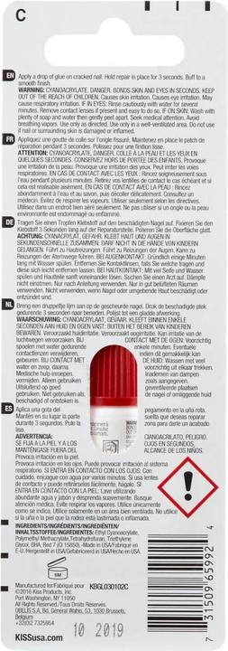 Produktbild KISS Nails - Maximum Speed Pink Nail Glue (Kunstnägel, Pink)