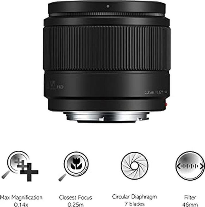 Actual product image Panasonic 25mm f/1.7 ASPH. (Micro Four Thirds, Micro Four Thirds)