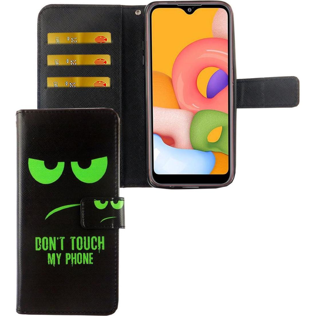 König Design Hülle Handy Schutz für Samsung Galaxy A01 Case Cover Tasche Wallet Etui Bumper (Samsung Galaxy A01), Smartp...