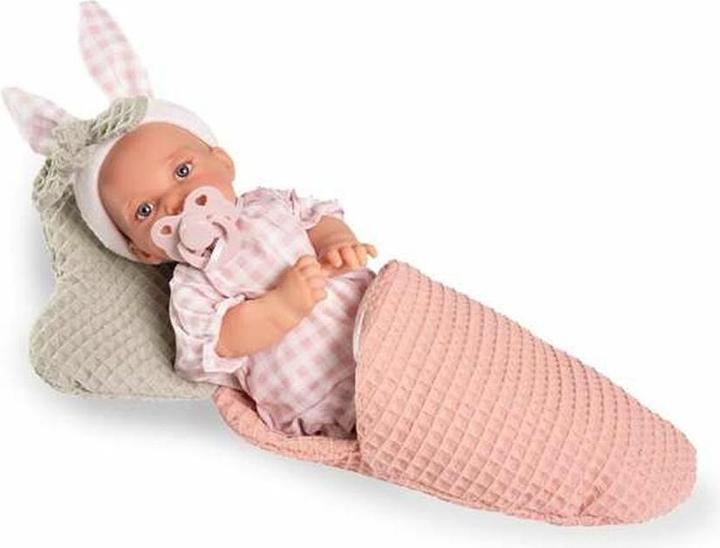 Actual product image Antonio Juan Spanische Petit-Puppe mit Schlafsack, 27 cm