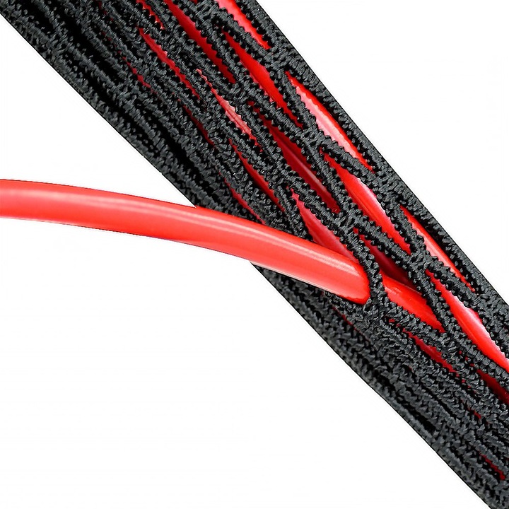 Immagine prodotto Maclean MCTV-544 - Copri cavo con cerniera bifacciale, 1 m (Foro cavo, 100 cm)