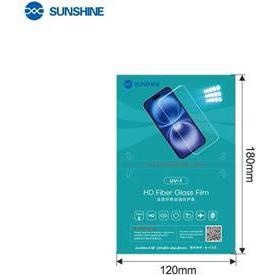 Sunshine Kids SUNSHINE UV-1 UV Fiber Glass Films for Smartphones Pack 25 pcs, Accessori per cellulare, Trasparente