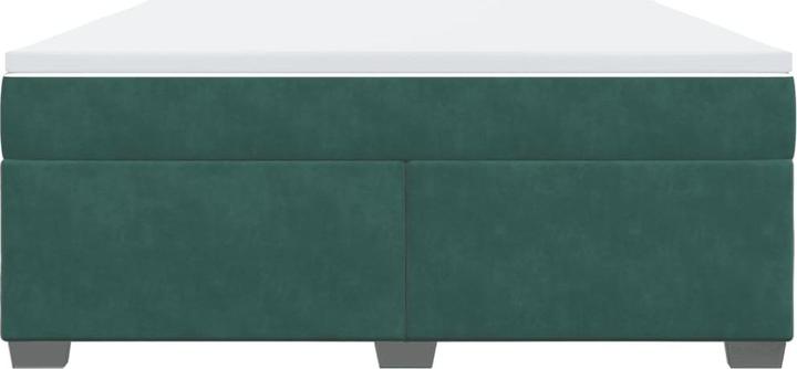 Produktbild vidaXL Bo x springbett mit Matratze 180 x 200 cm Samt (180 x 200 cm)