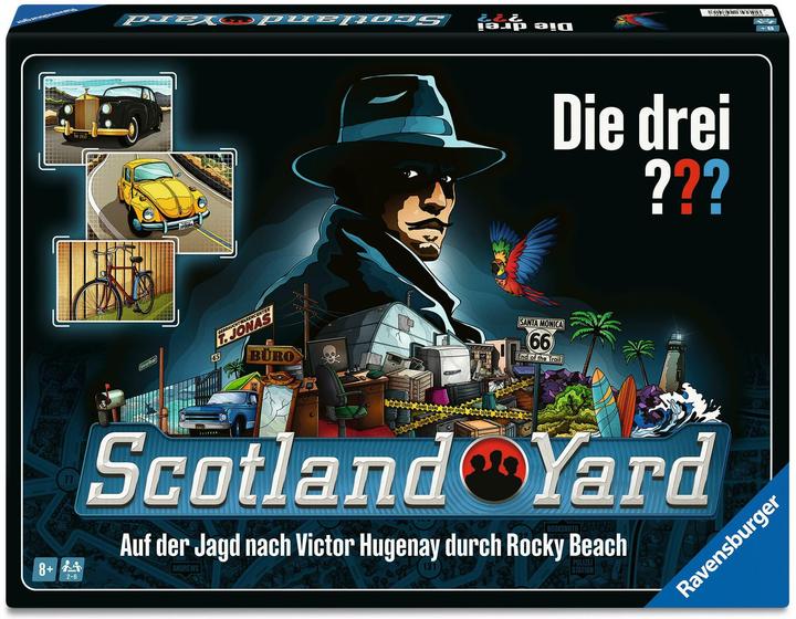 Actual product image Ravensburger Die drei??? Scotland Yard - Gesellschaftsspiel & Brettspiel ab 8 Jahre (German, 2 - 6 Players)